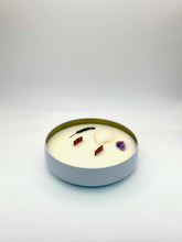 Load image into Gallery viewer, 14oz Coastal Lavender Candle ~ Natural Coconut Wax + Wooden Wick + Essential Oils
