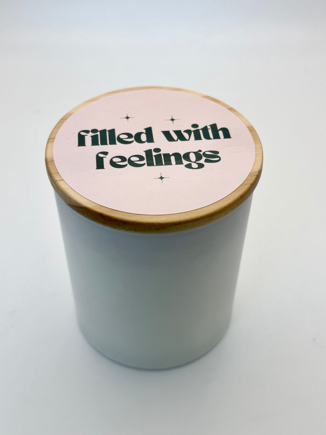 Salt + Clay x If Lost Start Here Collab ~ The Filled With Feelings Candle ~ Natural Coconut Wax + Essential Oils ~ 10oz