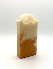 Load image into Gallery viewer, Grapefruit Scrub Soap ~ For Face, Hands &amp; Body ~ Natural Loofah Soap
